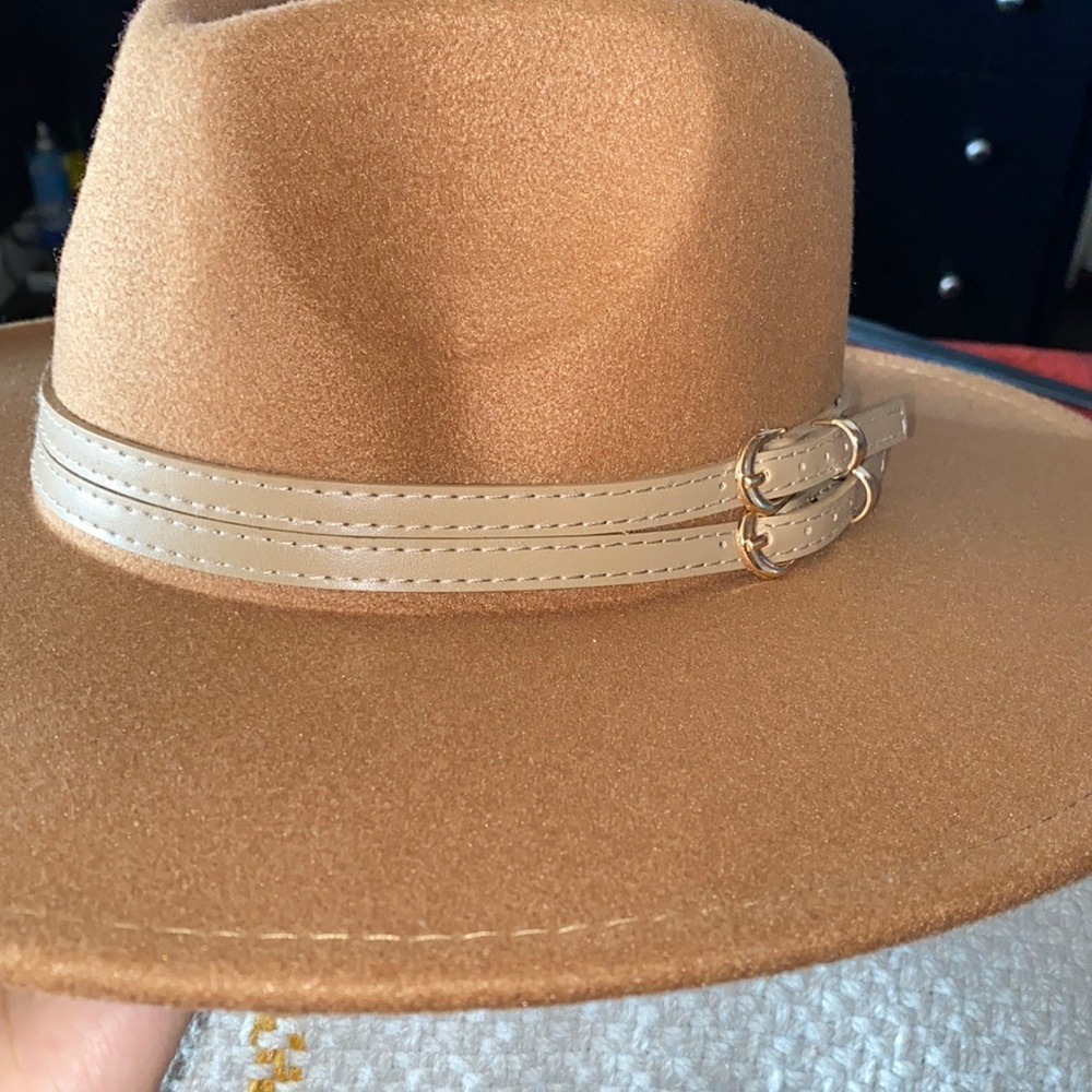 Flat top hat brown!